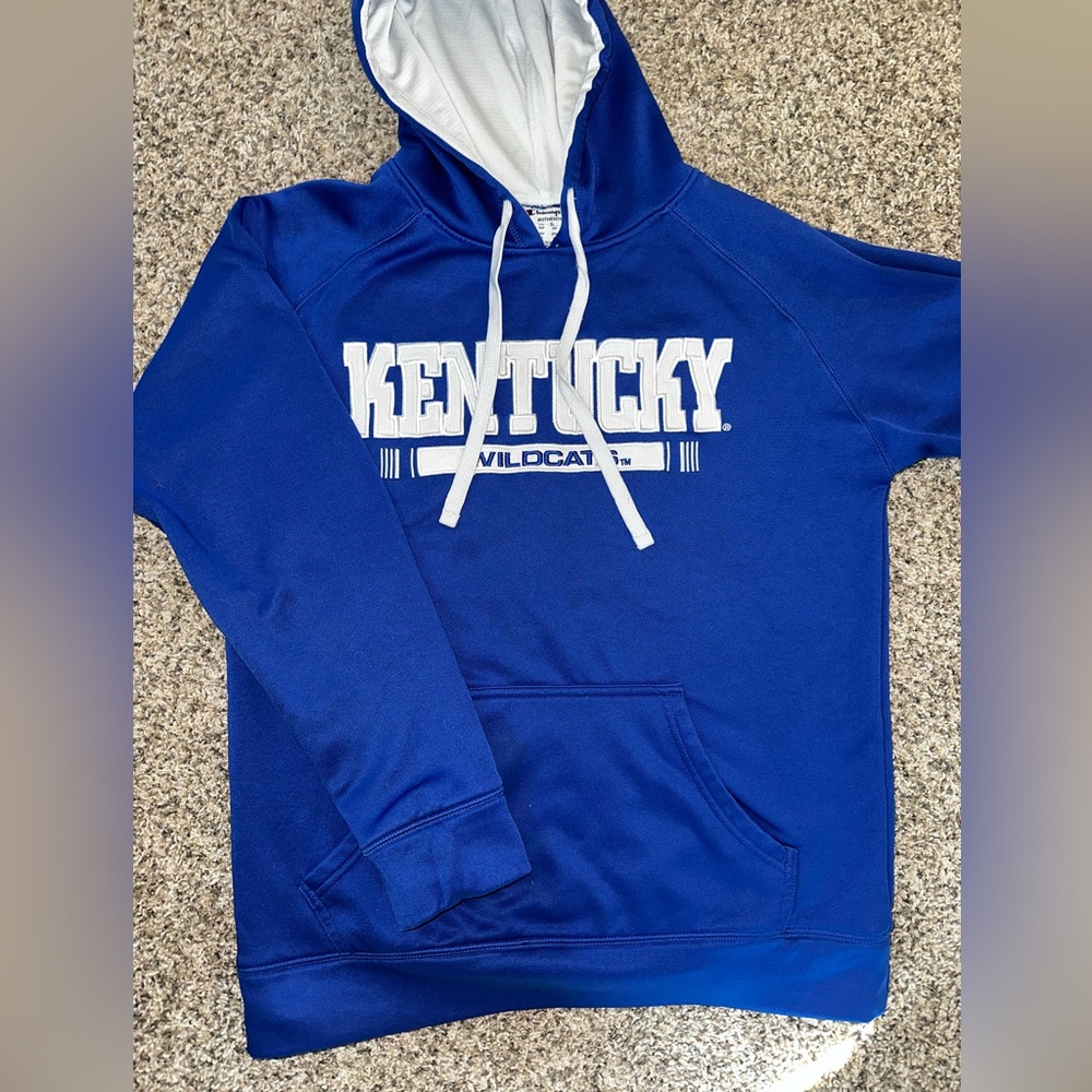 Champion Royal Blue Kentucky Wildcats Hoodie with White Logo